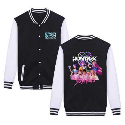 K-POP Demon Hunter Girl Group Movie Trendy Baseball Shirt Unisex Commuter