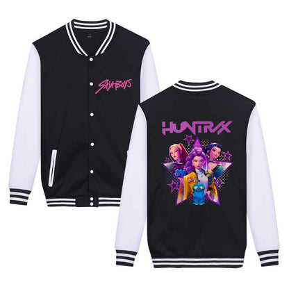 K-POP Demon Hunter Girl Group Movie Trendy Baseball Shirt Unisex Commuter