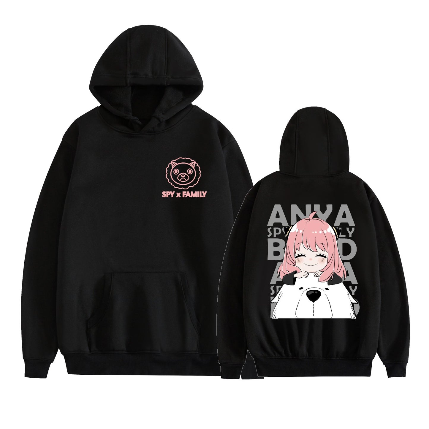 Spy X Family Anime Cartoon Hooded Sweatshirt