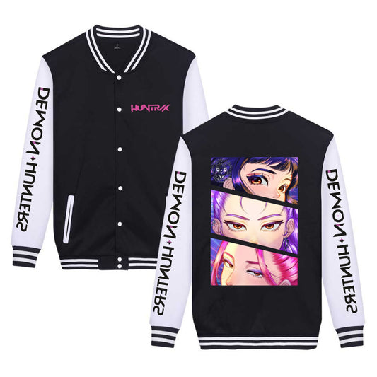 K-POP Demon Hunter Girl Group Movie Trendy Baseball Shirt Unisex Commuter